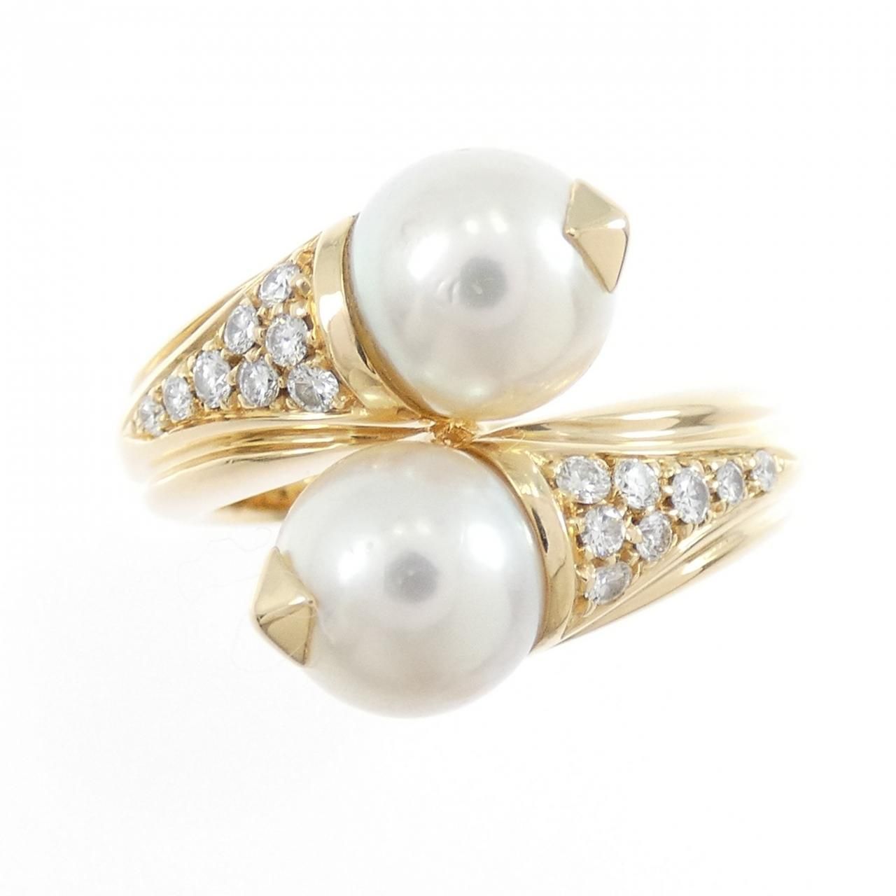 Bvlgari Akoya Pearl Ring — view 2