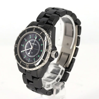 Chanel 33 mm Emerald Ceramic Quartz — view 2
