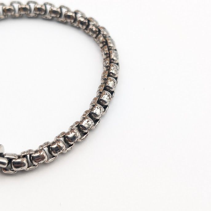 Louis Vuitton Monogram Eclipse Chain Bracelet Silver — view 2
