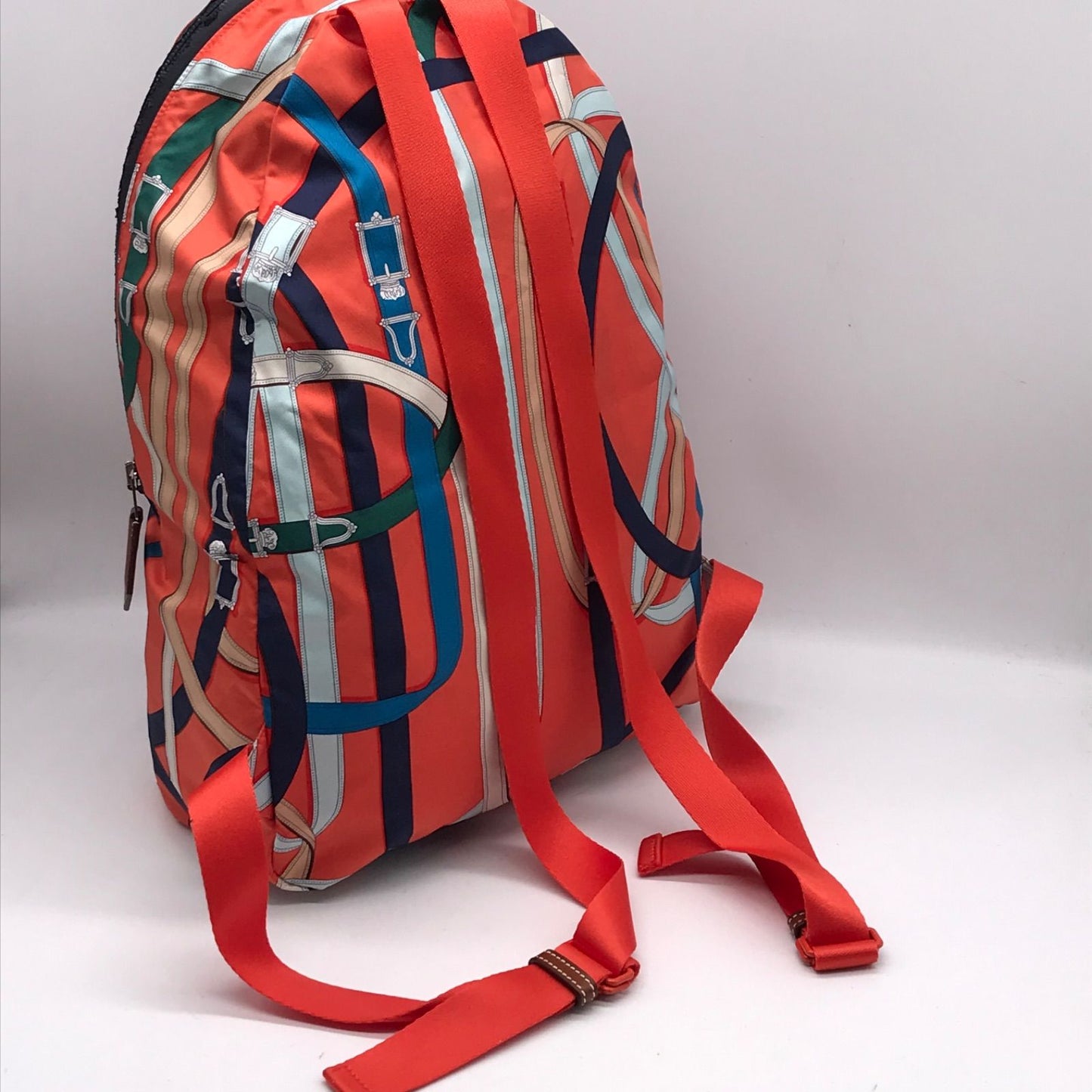Hermes Air Silk Cavalcade Backpack Orange Price Negotiation Welcome — view 8