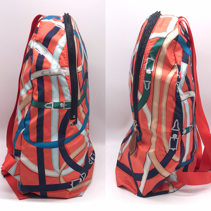 Hermes Air Silk Cavalcade Backpack Orange Price Negotiation Welcome — view 3