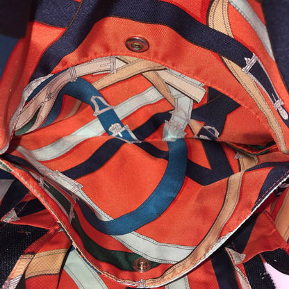Hermes Air Silk Cavalcade Backpack Orange Price Negotiation Welcome — view 6