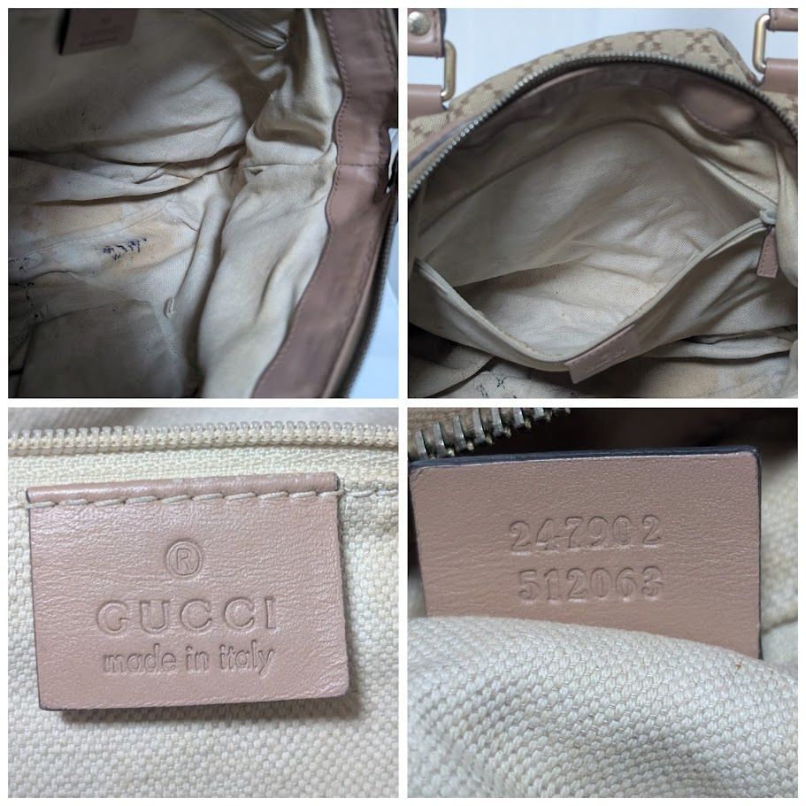 Gucci Exterior Diamante Canvas Ski Handbag — view 9