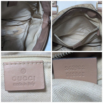 Gucci Exterior Diamante Canvas Ski Handbag — view 9