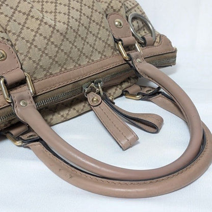 Gucci Exterior Diamante Canvas Ski Handbag — view 5