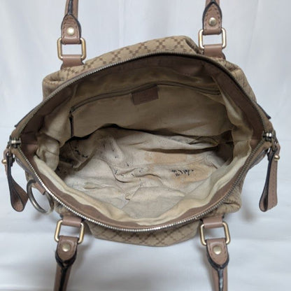 Gucci Exterior Diamante Canvas Ski Handbag — view 8