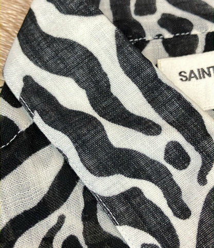 Saint Laurent Long Sleeve Shirt Lightweight Zebra — view 7