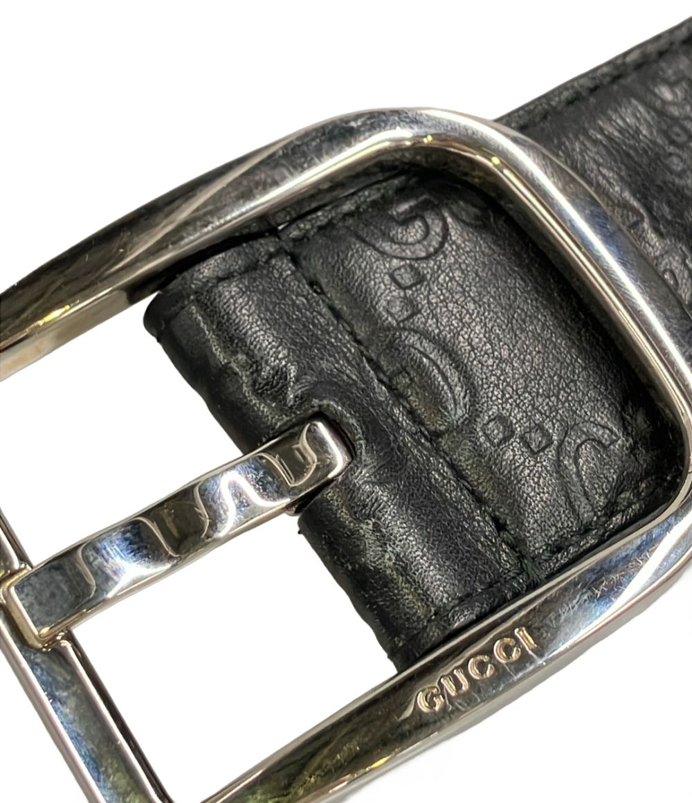 Gucci Belt Guccissima Belts Black — view 7
