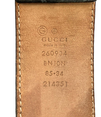 Gucci Belt Guccissima Belts Black — view 3