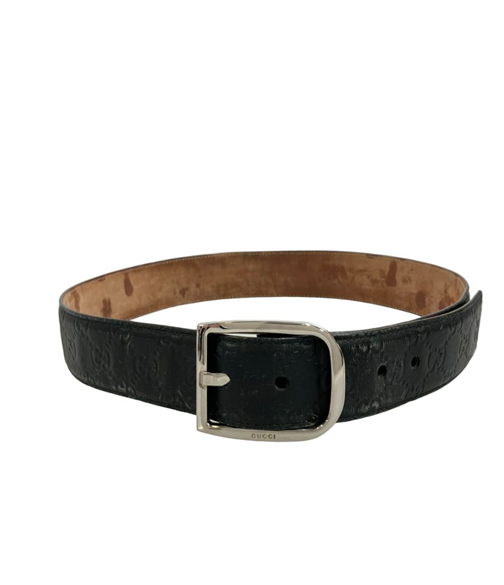 Gucci Belt Guccissima Belts Black