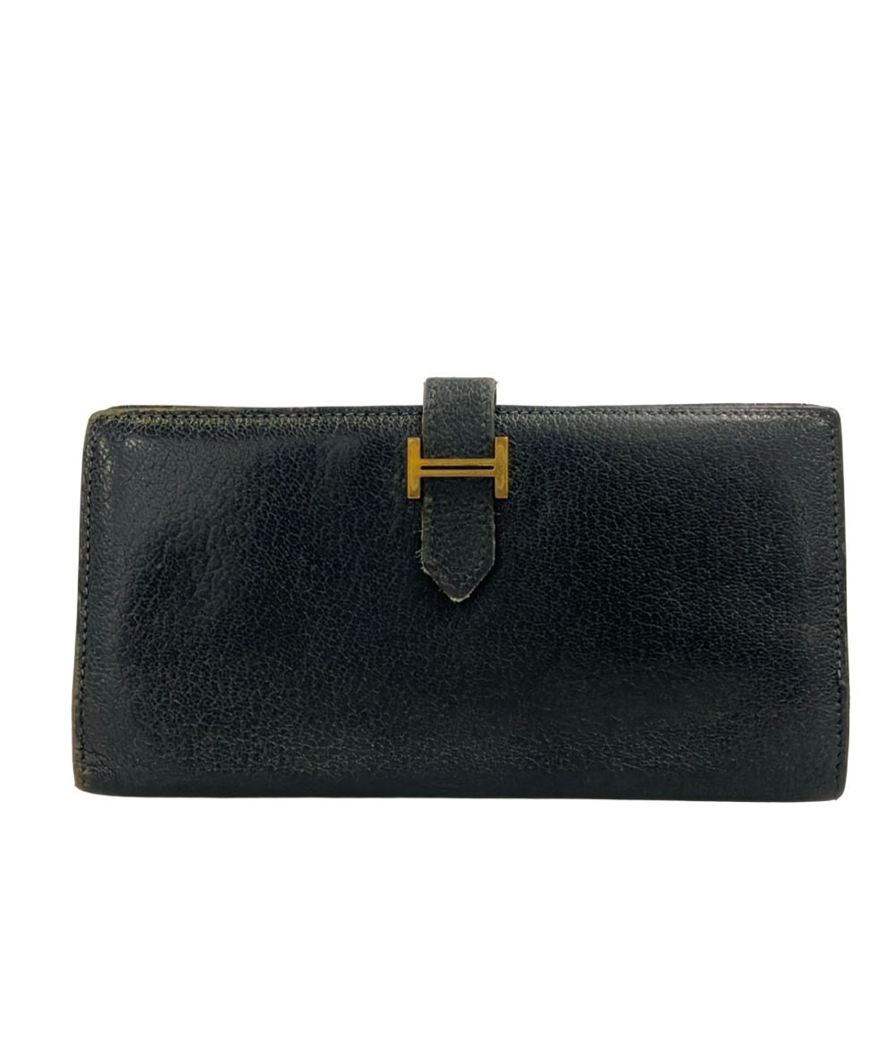 Hermes Wallet Gold Wallets Black