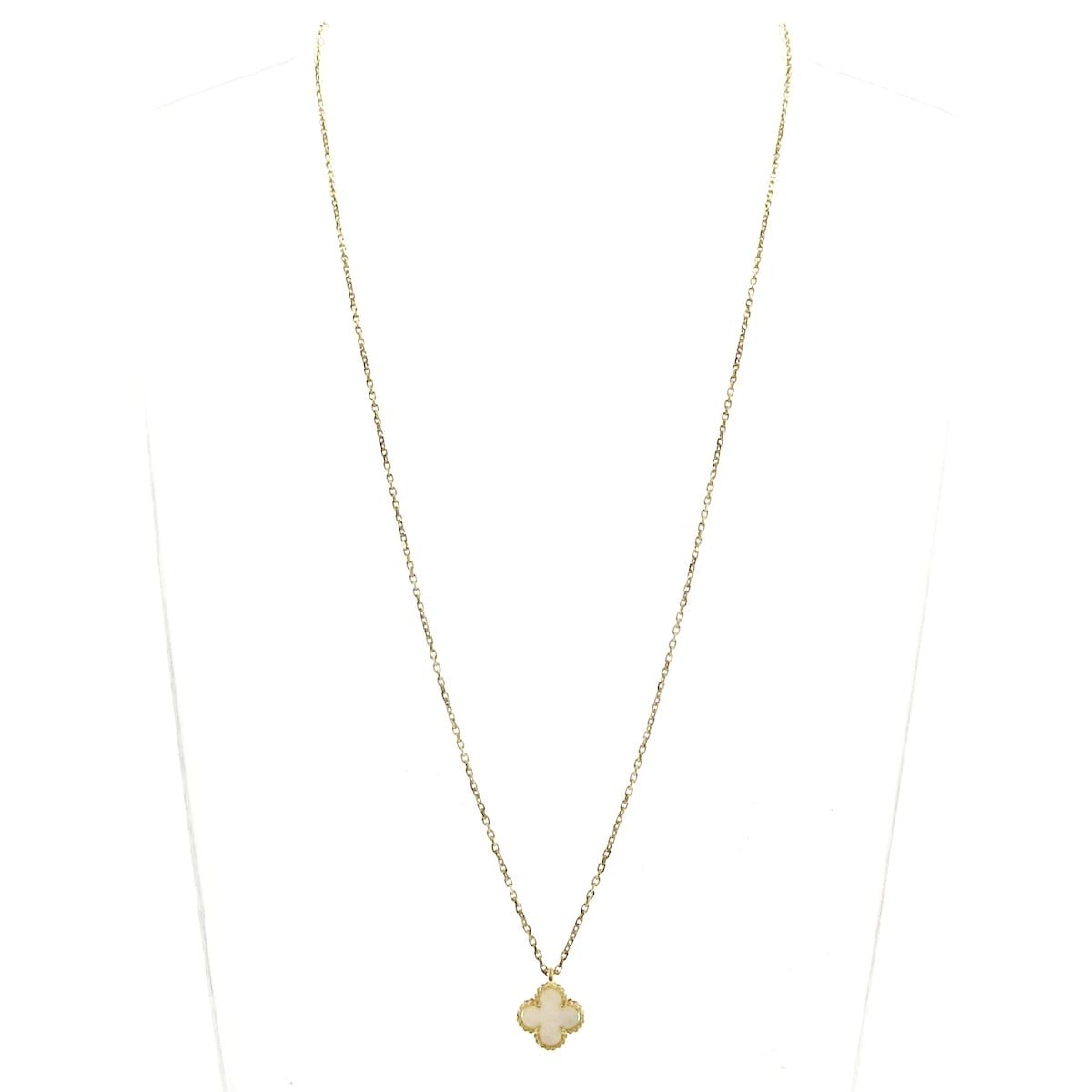 Van Cleef & Arpels Necklace Sweet Alhambra 18k Yellow Gold Mother of Pearl — view 2