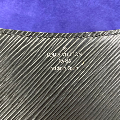 Louis Vuitton Shoulder Bag Epi Buci NM Noir Leather Cowhide — view 8