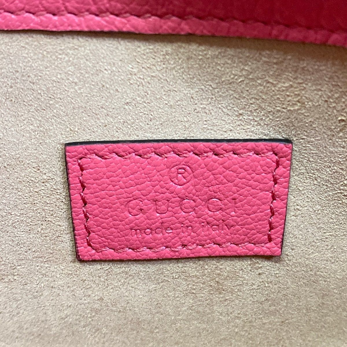 Gucci Aphrodite Pink Mini Bag Leather — view 9