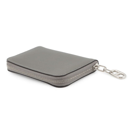Hermes Card Case Zip Ungo Grimeia Silver Evercolor Era — view 2