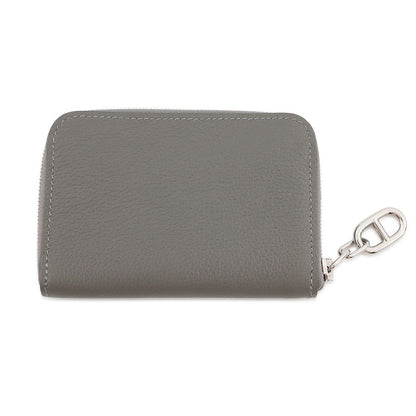 Hermes Card Case Zip Ungo Grimeia Silver Evercolor Era — view 3