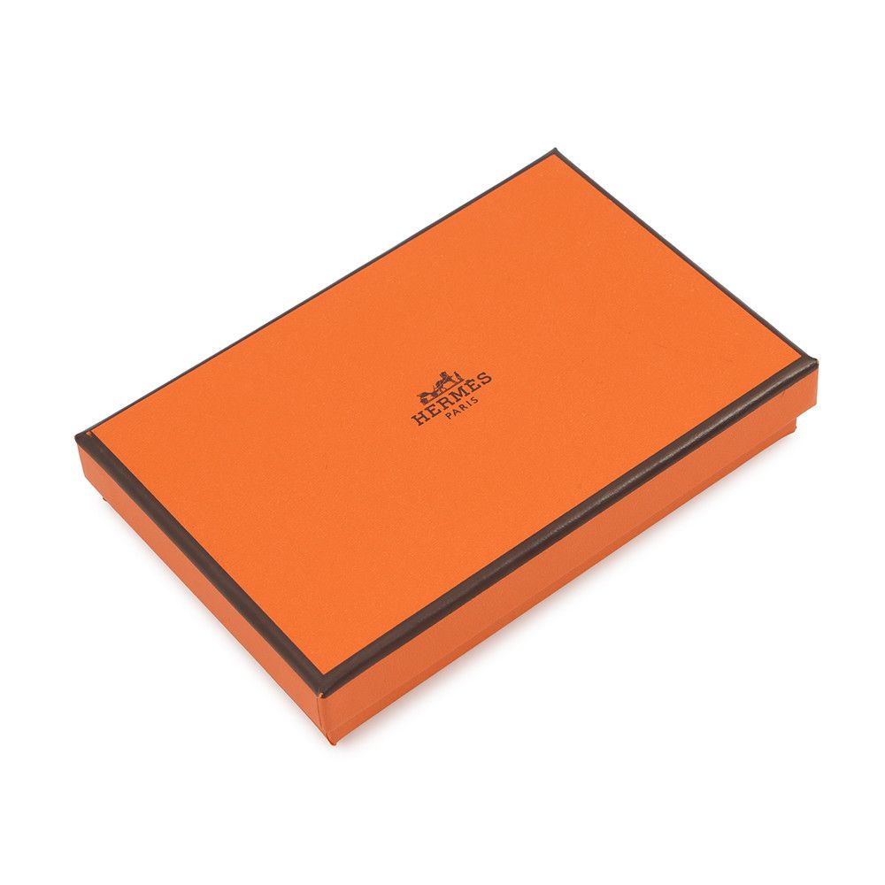 Hermes Card Case Zip Ungo Grimeia Silver Evercolor Era — view 7