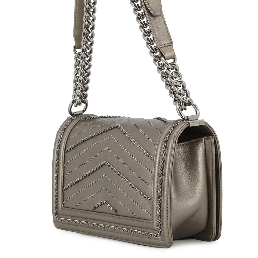 Chanel Chain Shoulder Bag Body Vintage Calf — view 2