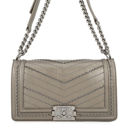 Chanel Chain Shoulder Bag Body Vintage Calf