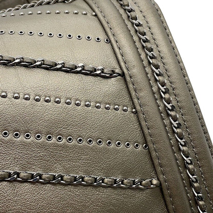 Chanel Chain Shoulder Bag Body Vintage Calf — view 9