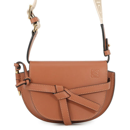 Loewe Shoulder Bag Gate Dual Mini Brown