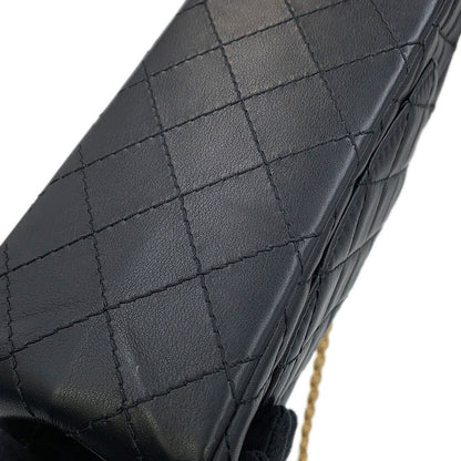 Chanel Chain Shoulder Bag Quilted 2.55 Mini Leather Black — view 8