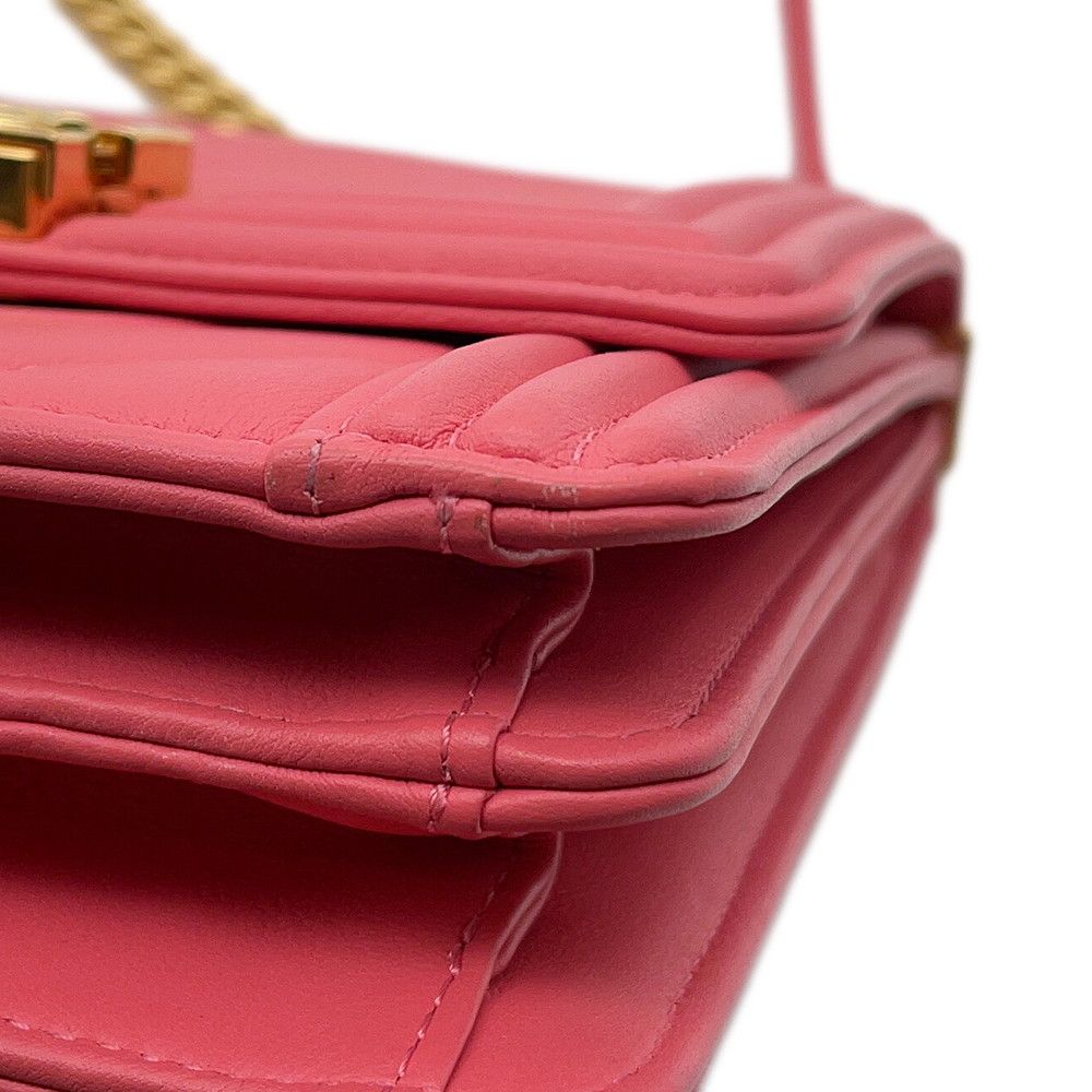 Chanel Chain Shoulder Bag Leather — view 7
