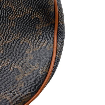 Celine Handbag Triomphe Heart Leather Bag Brown — view 7