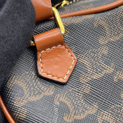 Celine Handbag Triomphe Heart Leather Bag Brown — view 8