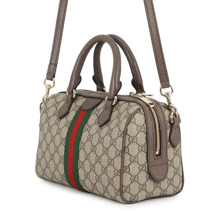 Gucci Ophidia Boston Bag GG Supreme Leather 2-Way — view 2