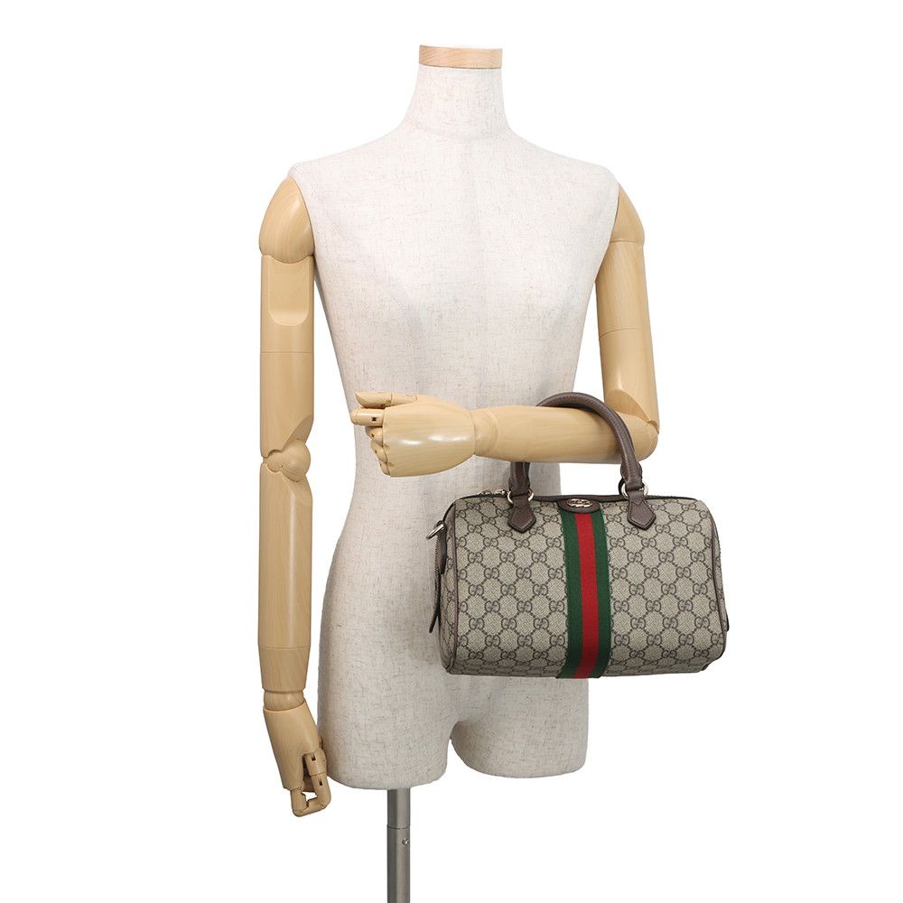 Gucci Ophidia Boston Bag GG Supreme Leather 2-Way — view 5
