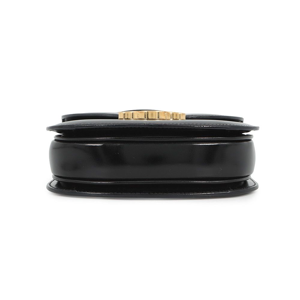 Celine Triomphe Mini Besace Calf Leather Mini Bag 2-Way Shoulder Black — view 3