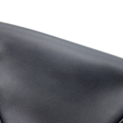 Celine Shoulder Bag Triangle Logo Leather Pochette Black White — view 7
