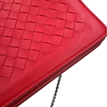 Bottega Veneta Chain Wallet Intrecciato Leather — view 8