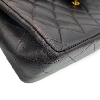 Chanel Backpack CC Logo Quilted Lambskin Black — view 7
