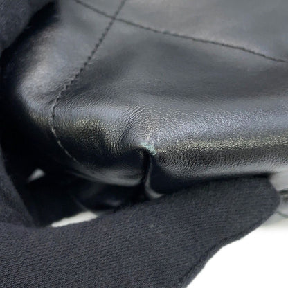 Chanel Handbag 22 Shiny Calf Leather Black — view 6
