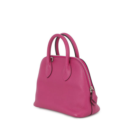 Hermes Bolide Mini Rose Purple Silver Evercolor 2-Way Handbag — view 2