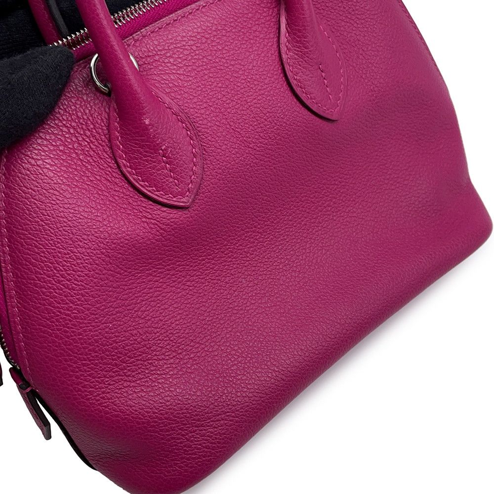 Hermes Bolide Mini Rose Purple Silver Evercolor 2-Way Handbag — view 7