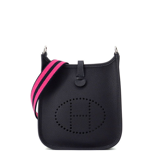 Hermes Evelyne TPM 111 cm Amazon Cavern Rose Shocking Blue Indigo Silver