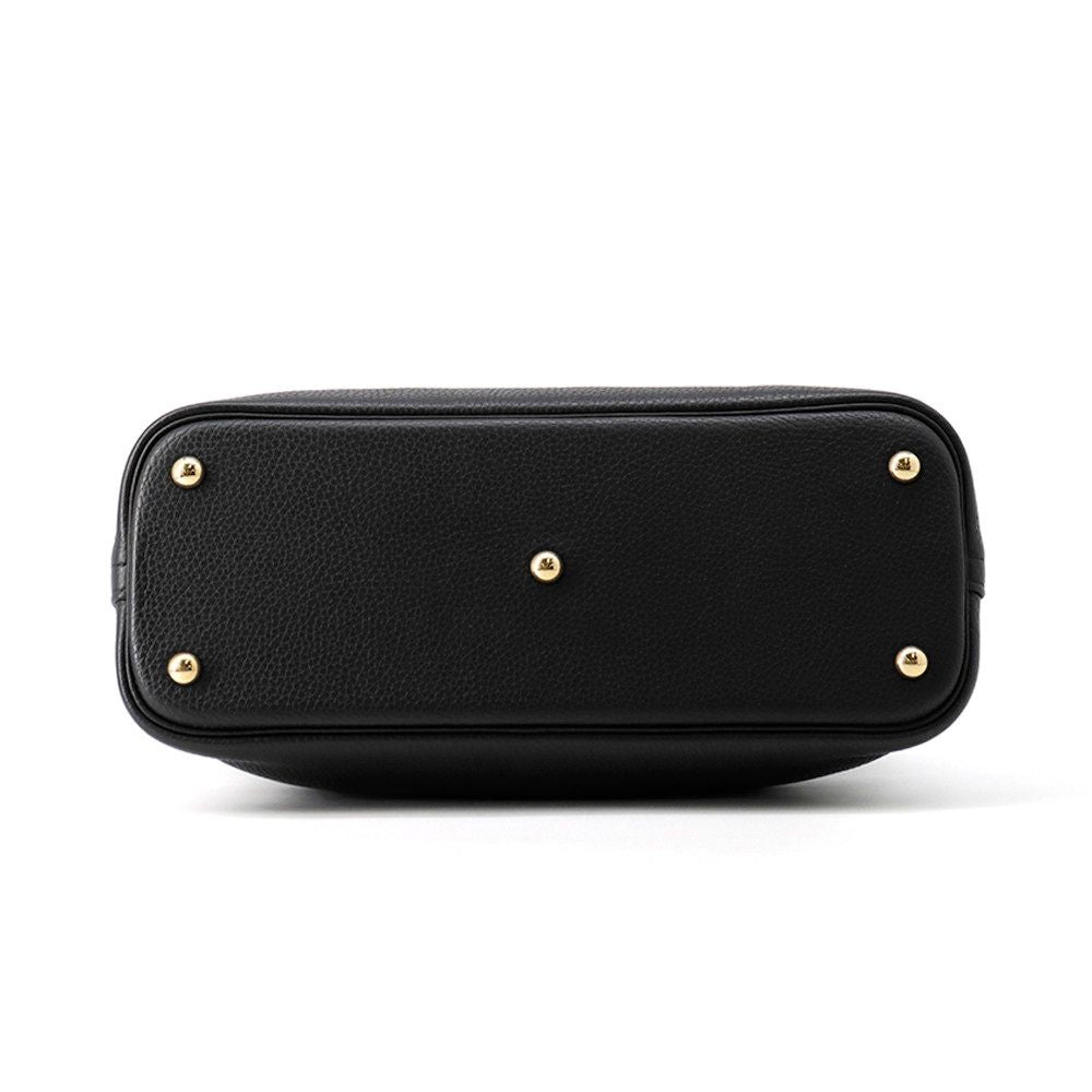 Hermes Handbag Bolide 31 Black Gold Taurillon Clemence 2-Way — view 3