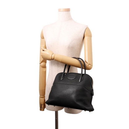 Hermes Handbag Bolide 31 Black Gold Taurillon Clemence 2-Way — view 4
