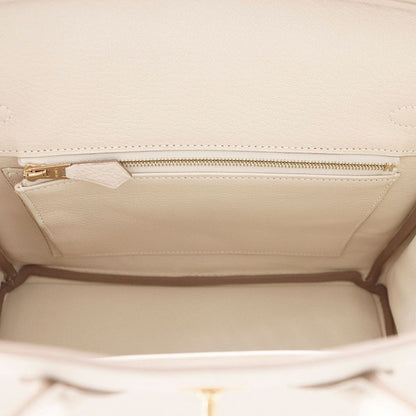 Hermes Birkin 25 Cles Gold Togo Handbag — view 6