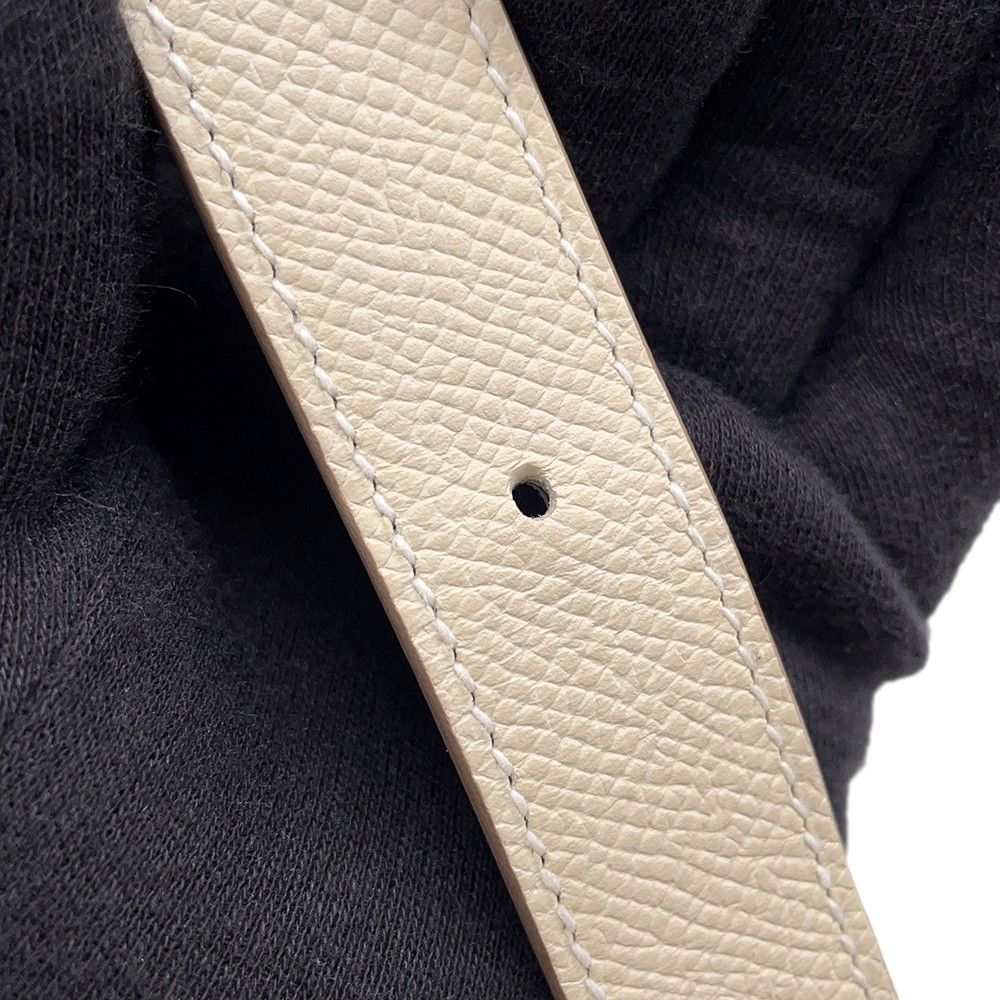 Hermes Della Cavalleria Elan Cles Silver Epsom Shoulder Bag — view 9