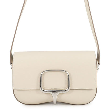 Hermes Della Cavalleria Elan Cles Silver Epsom Shoulder Bag