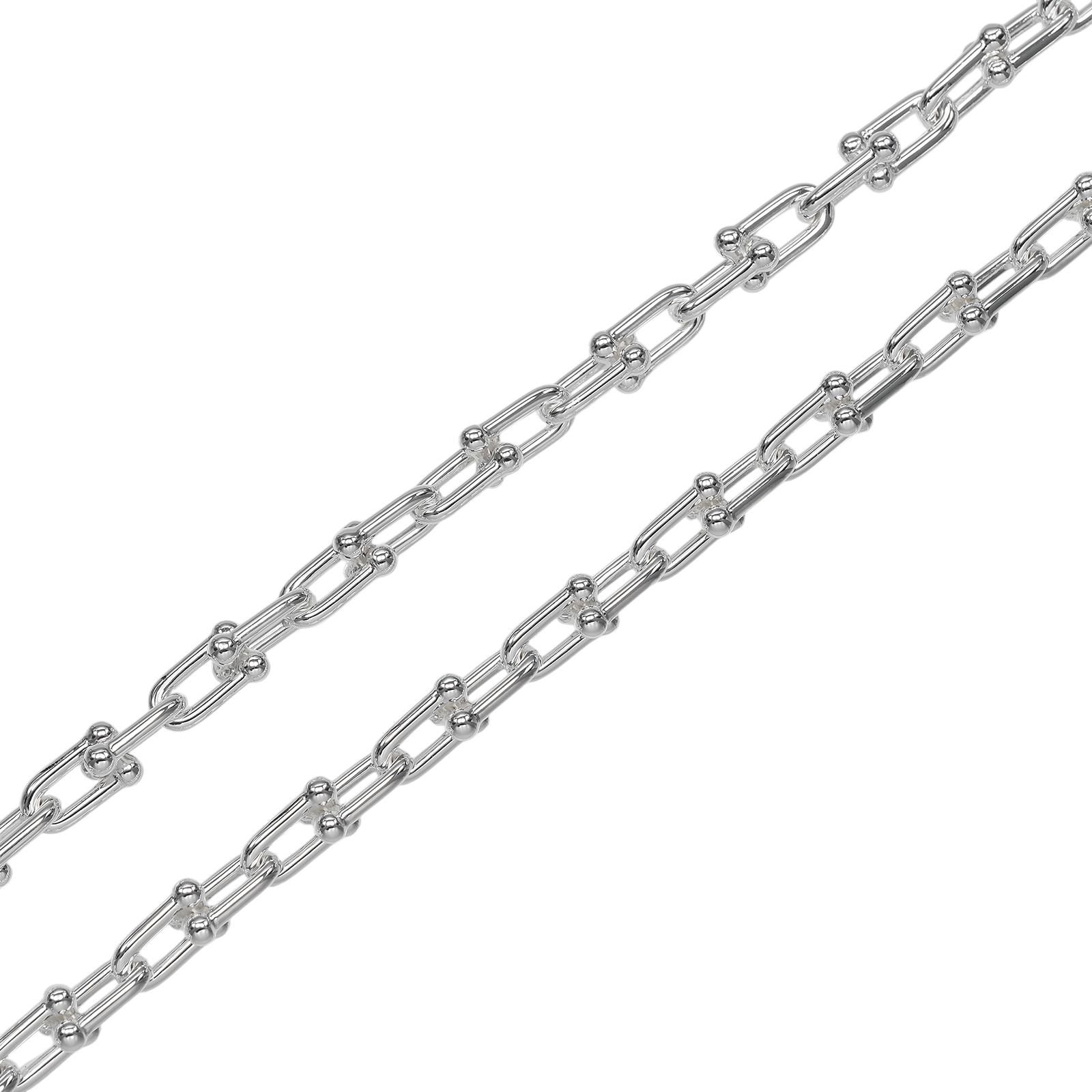 Tiffany & Co Small Link 925 Sterling Silver Necklace — view 6