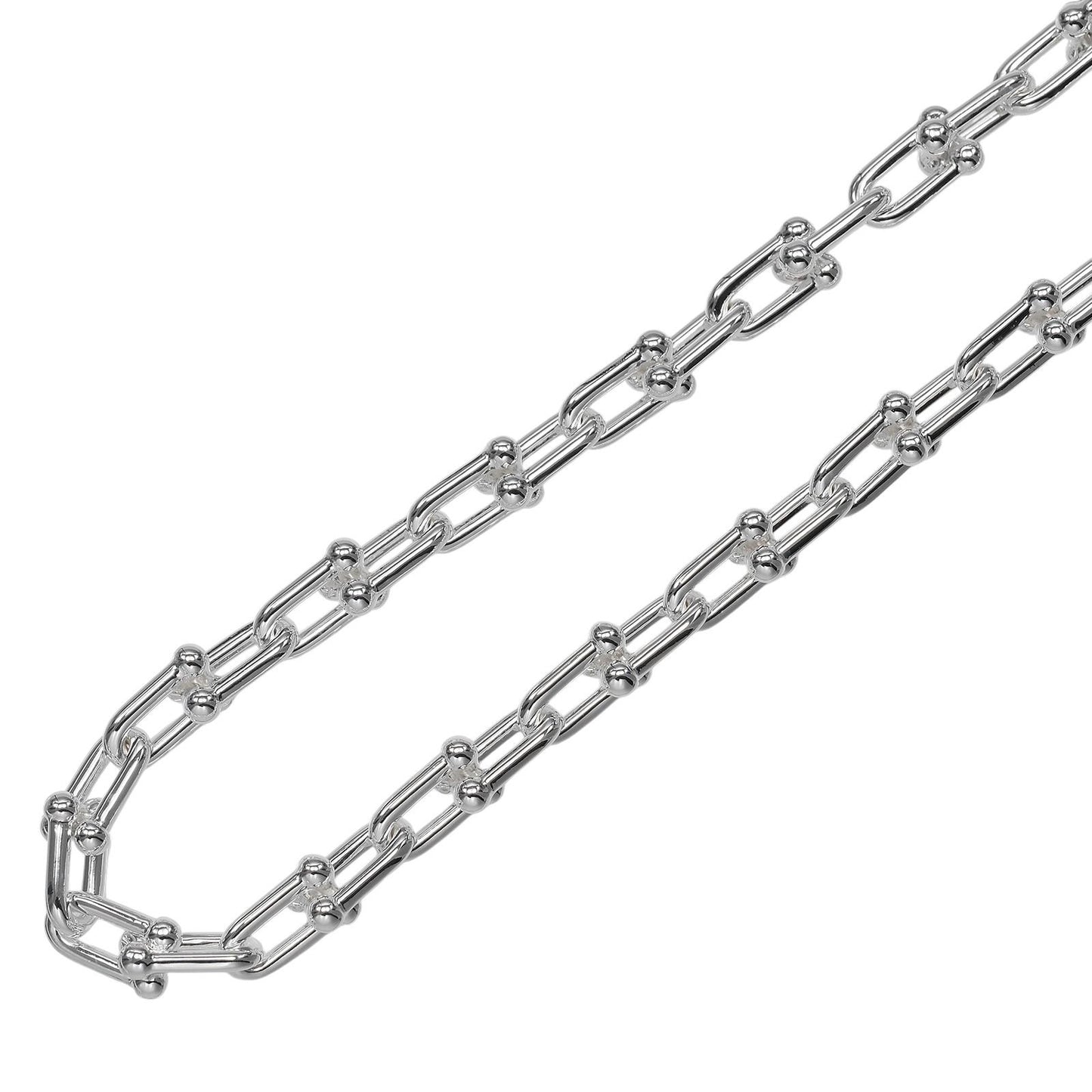Tiffany & Co Small Link 925 Sterling Silver Necklace — view 5