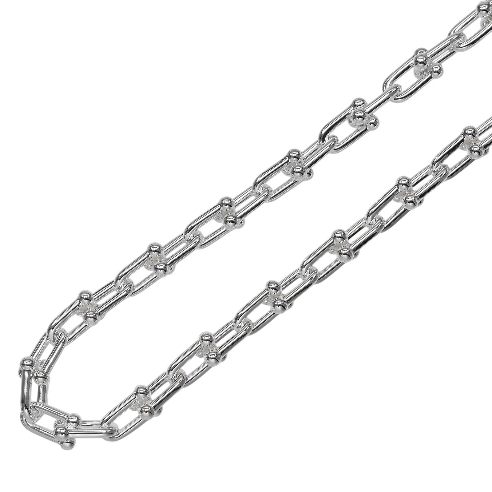 Tiffany & Co Small Link 925 Sterling Silver Necklace — view 5