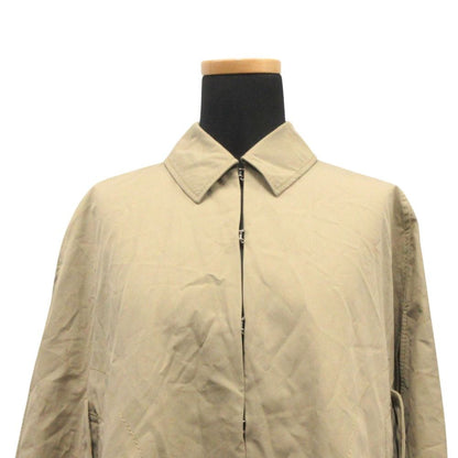 Dior Poncho Cape Coat Jacket Logo Embroidery S Beige — view 6