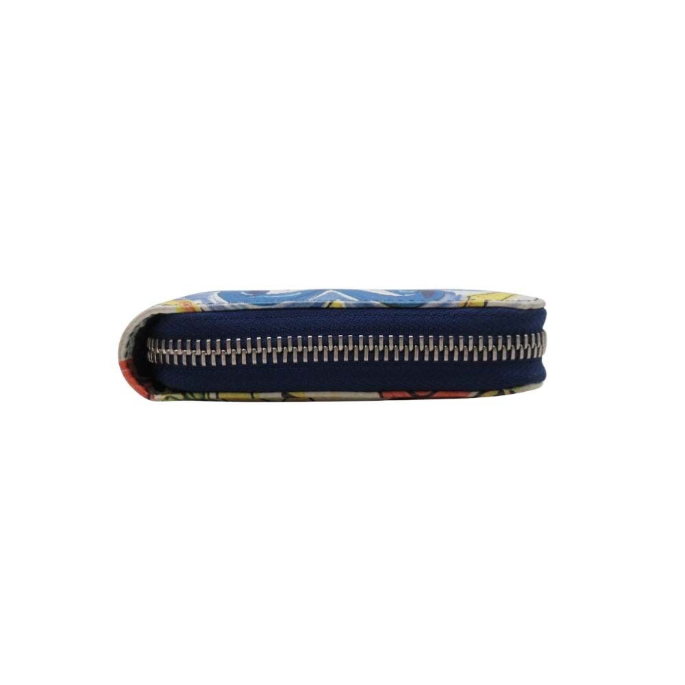 Dolce & Gabbana Majolica Print Wallet Round Zip Multicolor — view 3