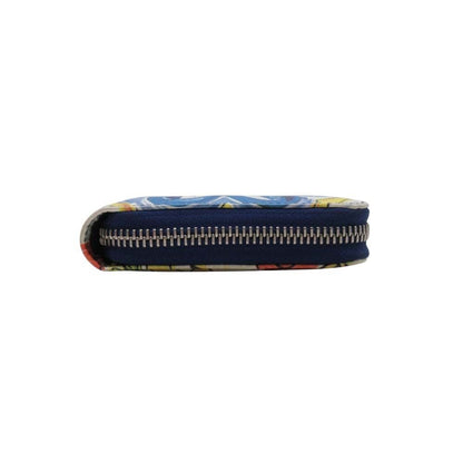 Dolce & Gabbana Majolica Print Wallet Round Zip Multicolor — view 3